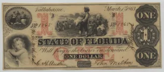 United States 1 Dollar, 1863 obverse