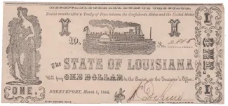 United States 1 Dollar, 1864 obverse