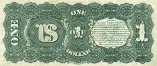 United States 1 Dollar, 1869 P-144 reverse