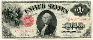 United States 1 Dollar, 1874-1917 P-153 obverse
