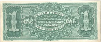 United States 1 Dollar, 1886 P-321 reverse