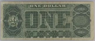United States 1 Dollar, 1890 P-344 reverse