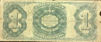 United States 1 Dollar, 1891 P-326 reverse