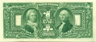 United States 1 Dollar, 1896 P-335 reverse