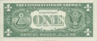 United States 1 Dollar, 1935-1957 P-419 reverse