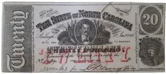 United States 20 Dollars, 1862 obverse