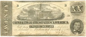 United States 20 Dollars, 1862 P-53 obverse