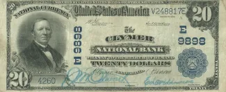 United States 20 Dollars, 1902-1929 obverse