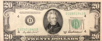 United States 20 Dollars, 1950 P-440 obverse