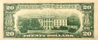 United States 20 Dollars, 1950 P-440 reverse