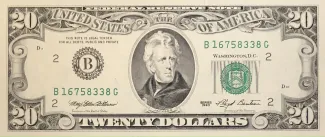 United States 20 Dollars, 1990-1995 P-487 obverse