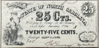 United States 25 Cents, 1862-1863 obverse