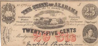 United States 25 Cents, 1863 obverse