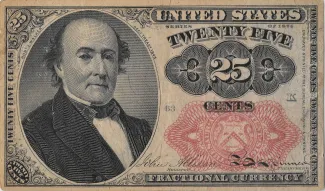 United States 25 Cents, 1874 P-123 obverse