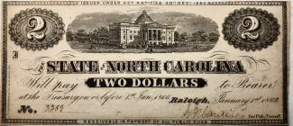United States 2 Dollars, 1863 obverse