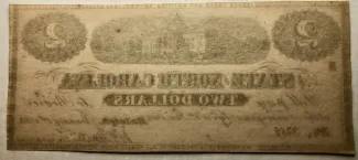 United States 2 Dollars, 1863 reverse