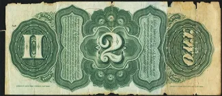 United States 2 Dollars, 1869 P-145 reverse