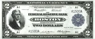 United States 2 Dollars, 1918 P-372 obverse