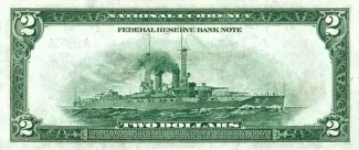 United States 2 Dollars, 1918 P-372 reverse