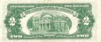United States 2 Dollars, 1928 P-378 reverse