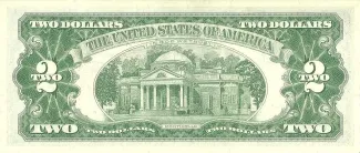 United States 2 Dollars, 1963 P-382 reverse