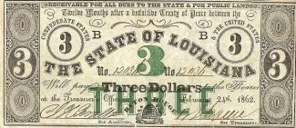 United States 3 Dollars, 1862 obverse
