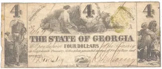 United States 4 Dollars, 1863-1864 obverse