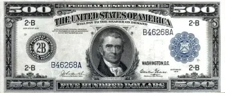 United States 500 Dollars, 1914 P-364 obverse
