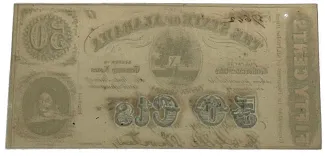 United States 50 Cents, 1863 reverse
