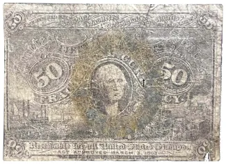 United States 50 Cents, 1863 P-104 obverse