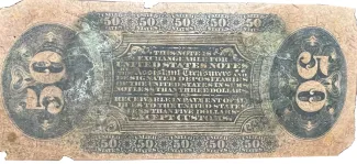 United States 50 Cents, 1864-1869 P-113 reverse