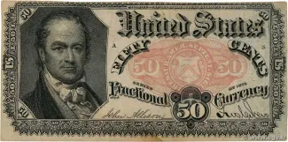 United States 50 Cents, 1874-1875 P-124 obverse