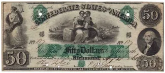 United States 50 Dollars, 1861 P-5 obverse