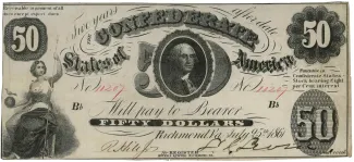 United States 50 Dollars, 1861 P-8 obverse
