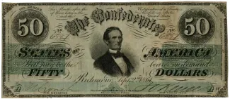 United States 50 Dollars, 1861 P-16 obverse