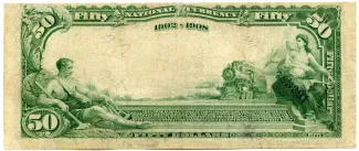 United States 50 Dollars, 1902-1928 reverse