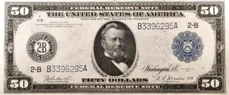 United States 50 Dollars, 1914 obverse