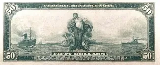United States 50 Dollars, 1914 reverse