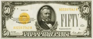United States 50 Dollars, 1928 P-402 obverse