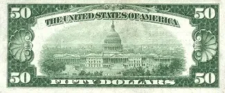 United States 50 Dollars, 1929 reverse