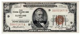 United States 50 Dollars, 1929 P-398 obverse