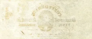 United States 5 Dollars, 1861 reverse