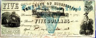 United States 5 Dollars, 1862 obverse