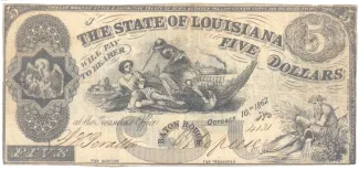 United States 5 Dollars, 1862 obverse