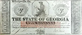 United States 5 Dollars, 1862 obverse