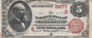 United States 5 Dollars, 1882 obverse