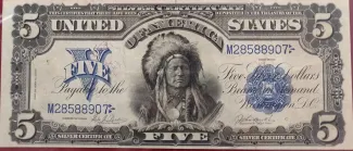 United States 5 Dollars, 1899 P-340 obverse