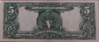 United States 5 Dollars, 1899 P-340 reverse