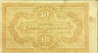 Uruguay 1 Doblón, 1871 P-172 reverse