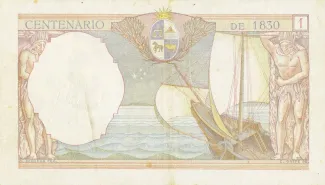 Uruguay 1 Peso, 1930 P-17 reverse